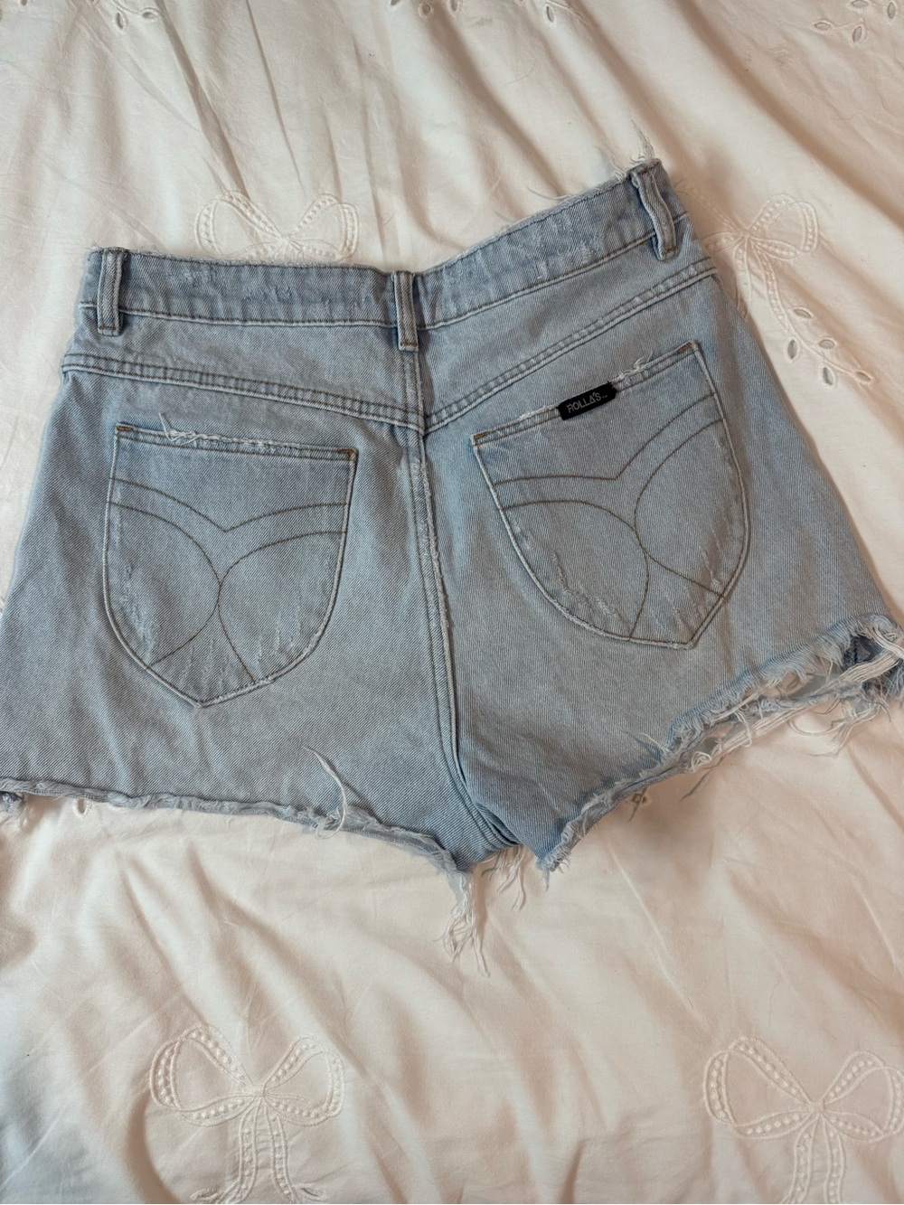 ROLLA'S Dusters Denim Cutoff Shorts - Picture 2 of 3